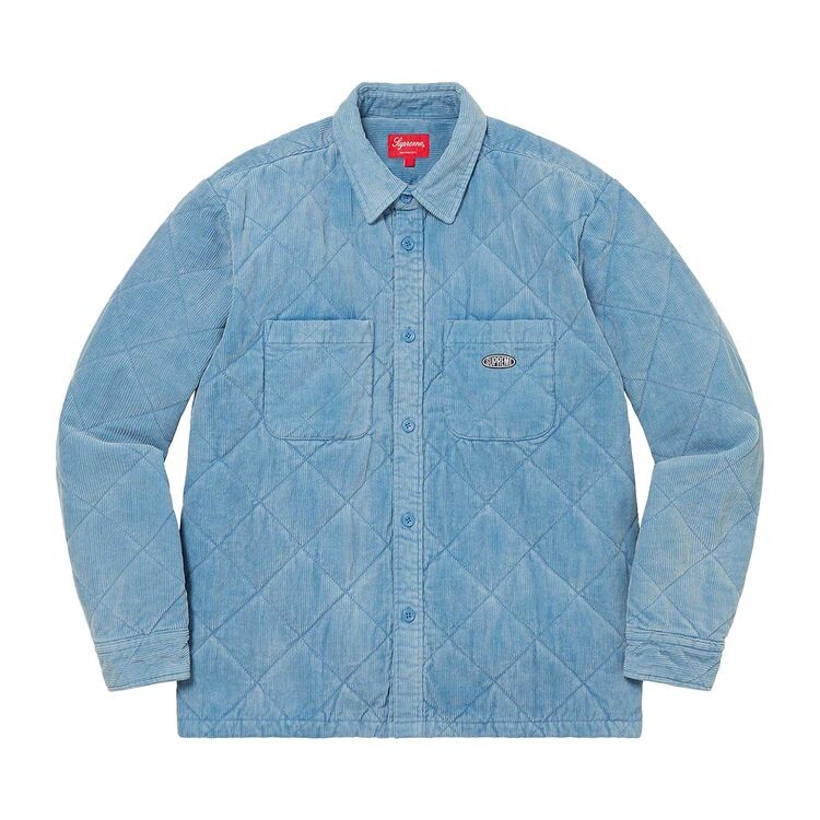 Рубашка Supreme Quilted Corduroy Shirt Slate Blue, синий
Рубашка Supreme Quilted Corduroy Shirt Slate Blue, синий