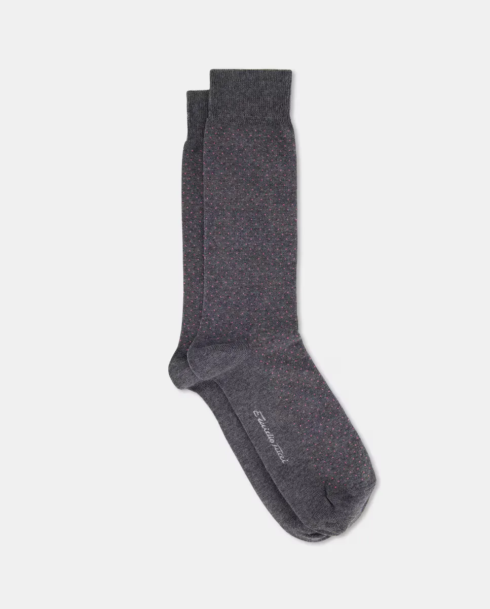 Мужские короткие носки в мини-горошек Emidio Tucci, темно-серый
Мужские короткие носки в мини-горошек Emidio Tucci, темно-серый