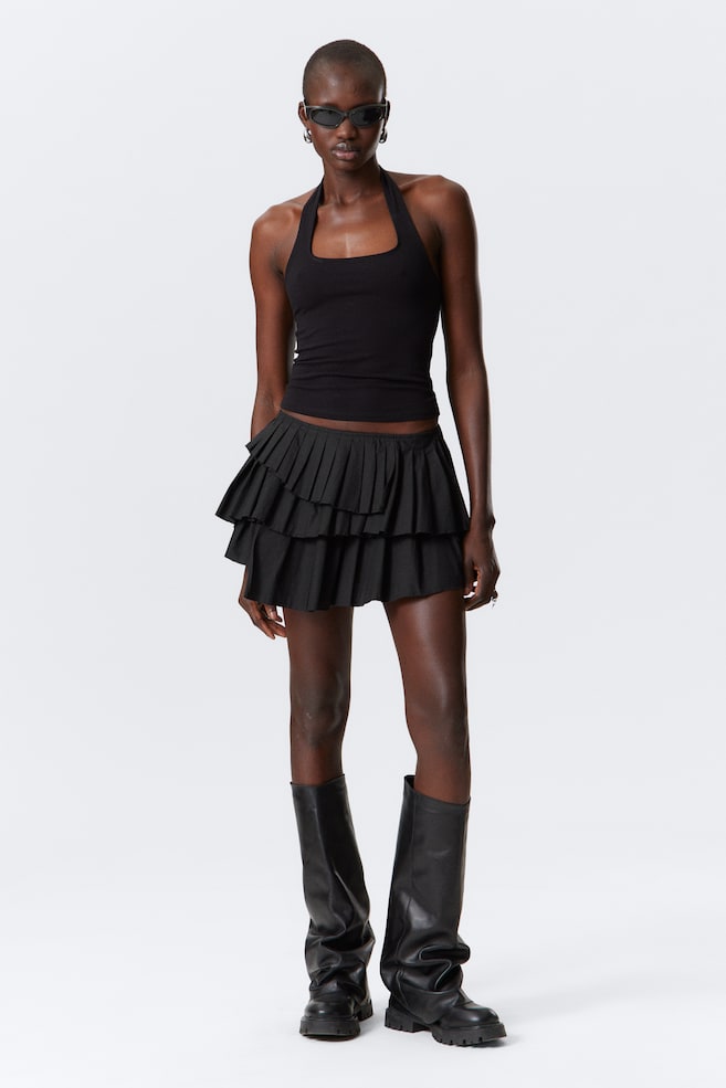 Плиссированная, многослойная мини-юбка Weekday, черный
Плиссированная, многослойная мини-юбка Weekday, черный