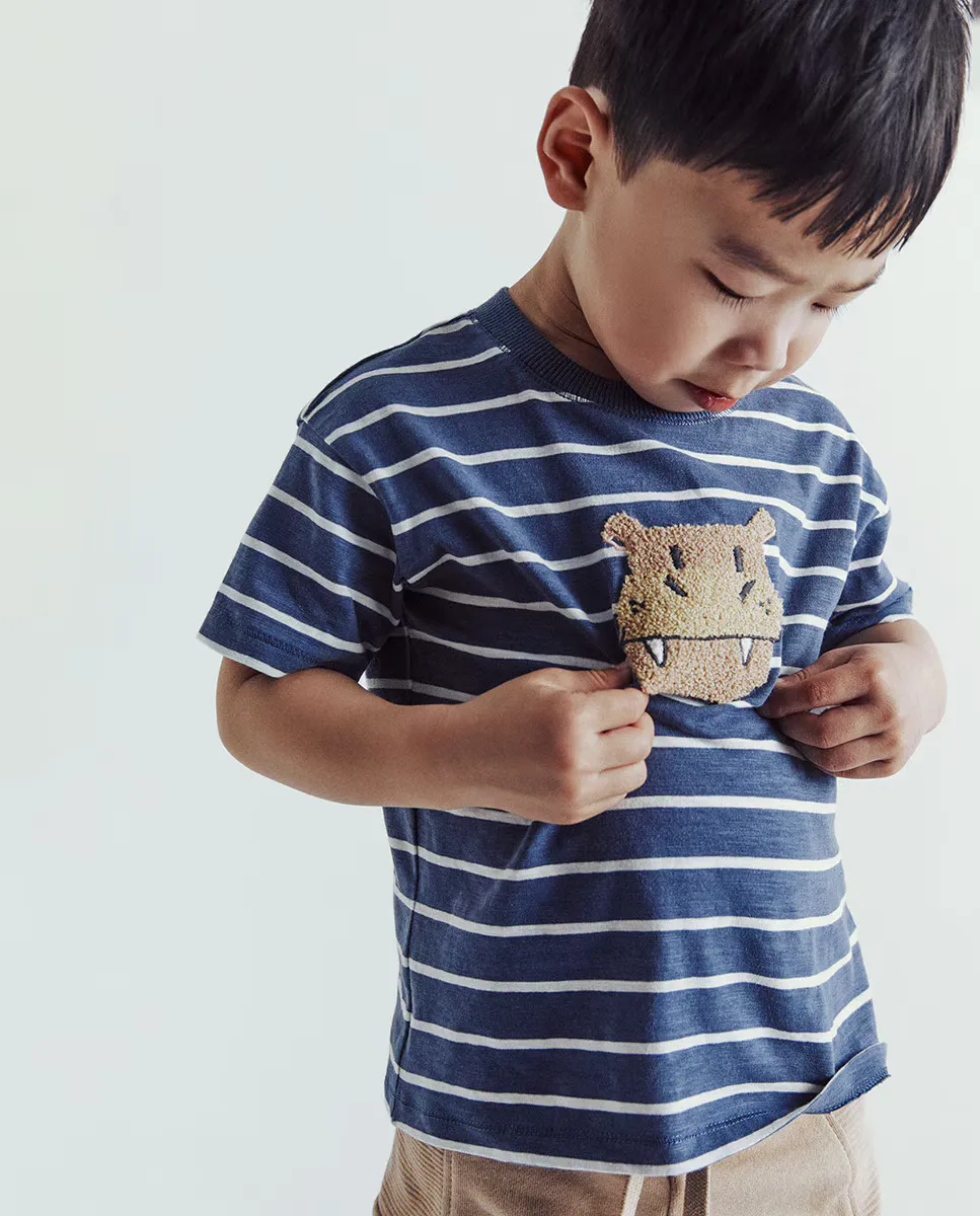 Полосатая футболка Sfera, темно-синий
Полосатая футболка Sfera, темно-синий