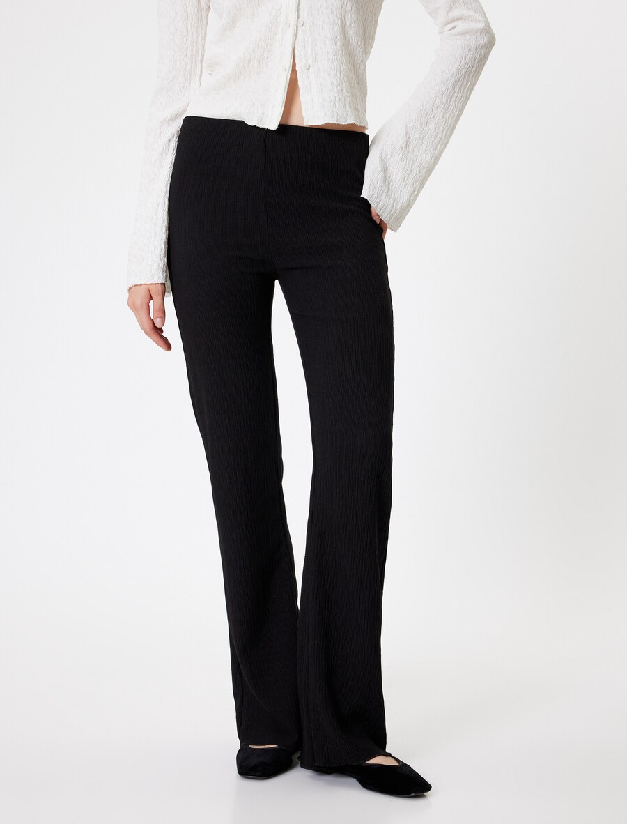 Тканевые брюки Koton Flared Pants, черный
Тканевые брюки Koton Flared Pants, черный