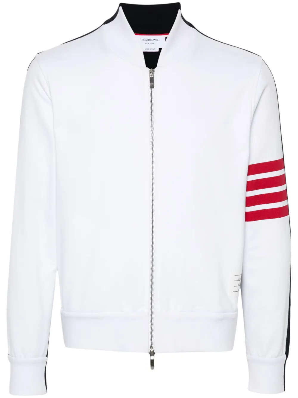 Бомбер с полосками 4-Bar THOM BROWNE, белый
Бомбер с полосками 4-Bar THOM BROWNE, белый