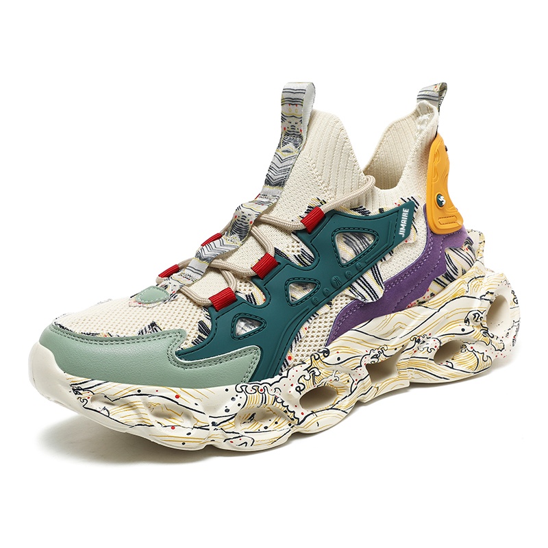 King Jinmai Низкие повседневные кроссовки унисекс бежево-зеленые, цвет Beige Green
King Jinmai Низкие повседневные кроссовки унисекс бежево-зеленые, цвет Beige Green