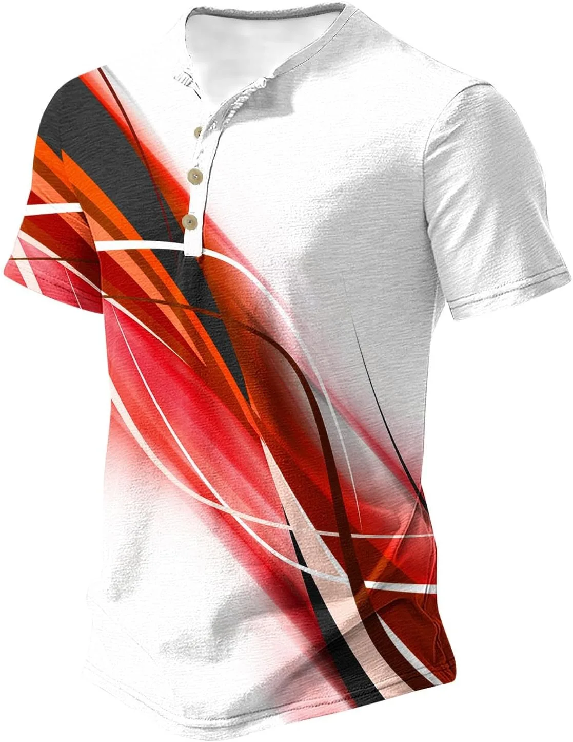 Мужская футболка с коротким рукавом и 3D принтом
Мужская футболка с коротким рукавом и 3D принтом