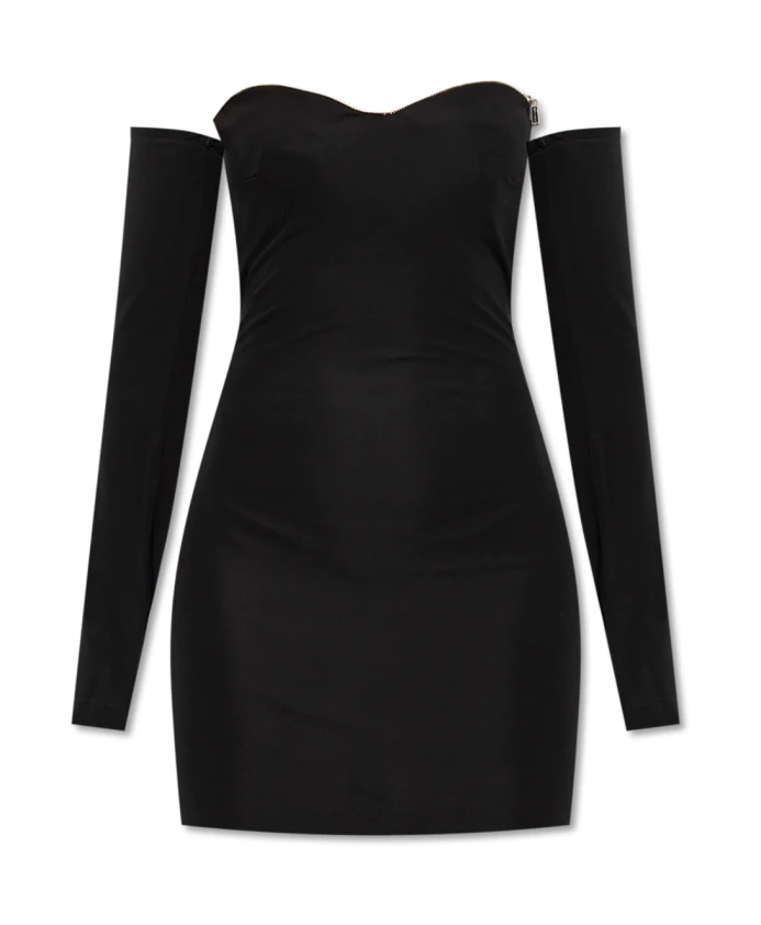 Платье с декоративными рукавами Dsquared2, черный
Платье с декоративными рукавами Dsquared2, черный