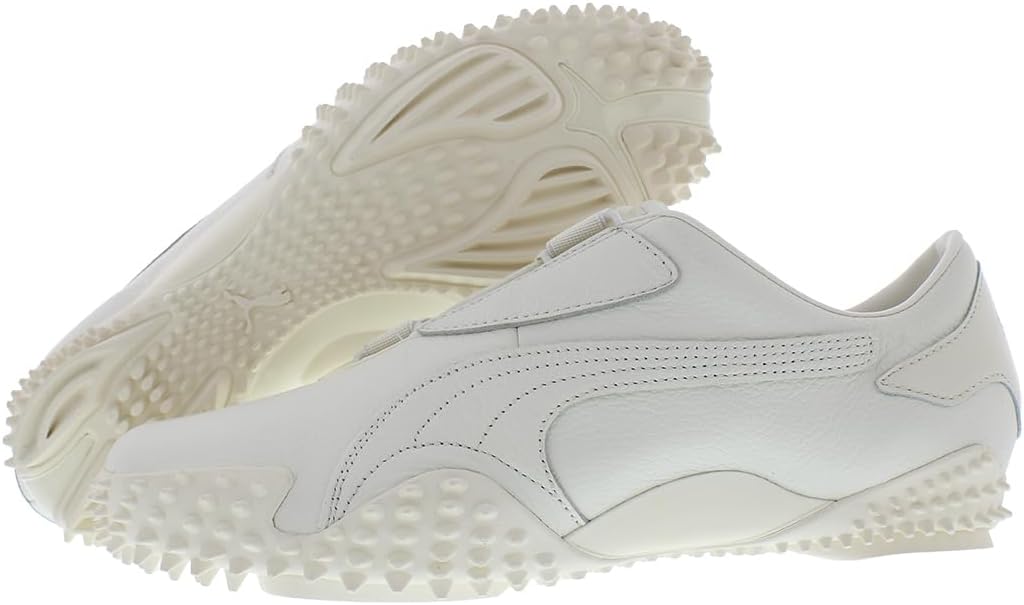Мужские слипоны PUMA Mostro с перфорацией - белые, повседневные
Мужские слипоны PUMA Mostro с перфорацией - белые, повседневные