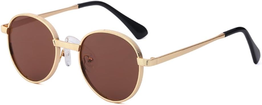 Панк-солнцезащитные очки для женщин и мужчин, винтажные круглые очки для вождения, мужские солнцезащитные очки с защитой от УФ-излучения UV400 для путешествий MTZJH, C08-gold Tea
Панк-солнцезащитные очки для женщин и мужчин, винтажные круглые очки для вождения, мужские солнцезащитные очки с защитой от УФ-излучения UV400 для путешествий MTZJH, C08-gold Tea