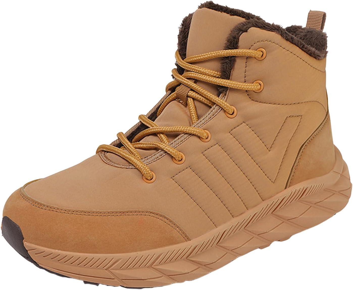 Мужские зимние ботинки IWIHMIV, утепленные хлопковые ботинки до щиколотки, легкие, удобные, нескользящие, для походов и активного отдыха, коричневый
Мужские зимние ботинки IWIHMIV, утепленные хлопковые ботинки до щиколотки, легкие, удобные, нескользящие, для походов и активного отдыха, коричневый