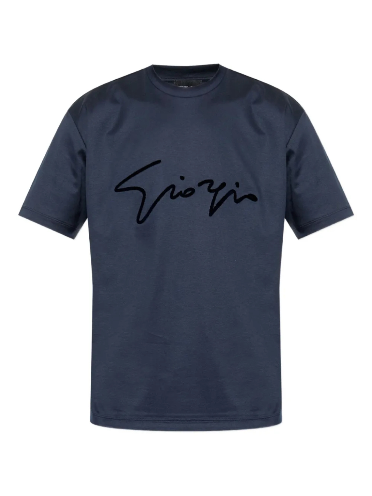 Футболка из хлопка с вышитой подписью Джорджио Армани Giorgio Armani, синий
Футболка из хлопка с вышитой подписью Джорджио Армани Giorgio Armani, синий