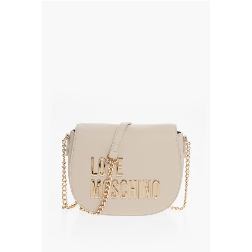 Сумка-седло LOVE из искусственной кожи с золотой цепочкой и крупным логотипом Moschino, бежевый
Сумка-седло LOVE из искусственной кожи с золотой цепочкой и крупным логотипом Moschino, бежевый