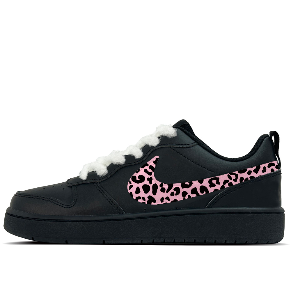 Nike Court Borough Cloud Pink Кожаные нескользящие износостойкие низкие детские скейтборд-кроссовки Black
Nike Court Borough Cloud Pink Кожаные нескользящие износостойкие низкие детские скейтборд-кроссовки Black