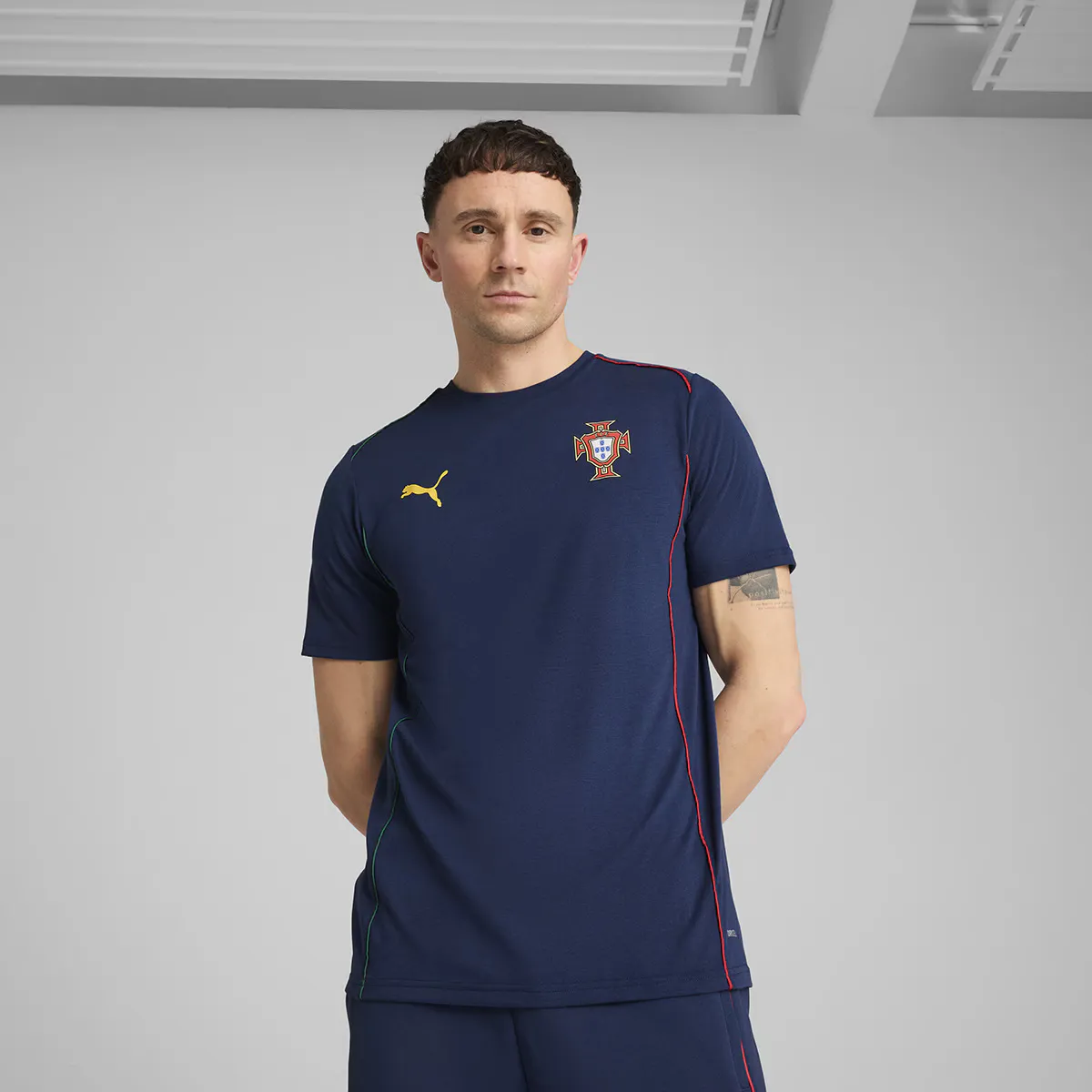 Мужская футболка сборной Португалии FPF Puma, синий
Мужская футболка сборной Португалии FPF Puma, синий