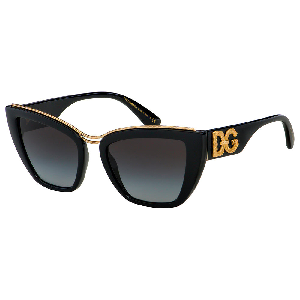 Dolce & Gabbana DG 6144 501/8G 54 мм Женские солнцезащитные очки «кошачий глаз», черный
Dolce & Gabbana DG 6144 501/8G 54 мм Женские солнцезащитные очки «кошачий глаз», черный