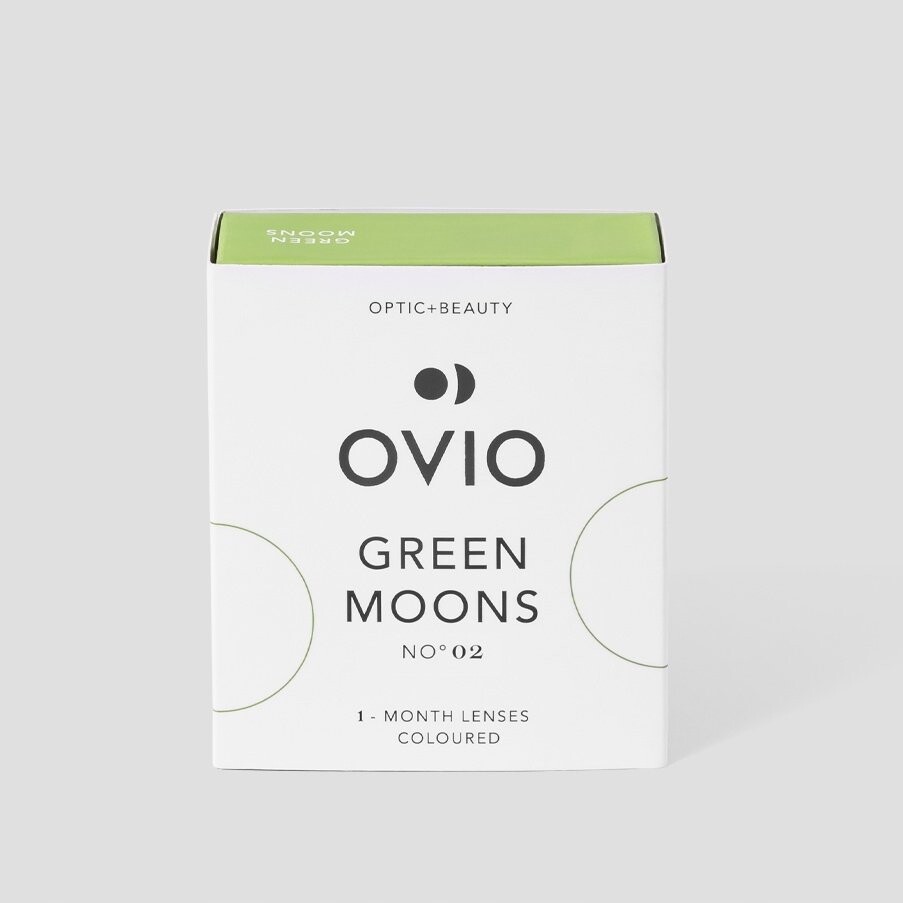 Ежемесячные гидрогелевые контактные линзы зеленого цвета Ovio Inna marka 
Ежемесячные гидрогелевые контактные линзы зеленого цвета Ovio Inna marka
