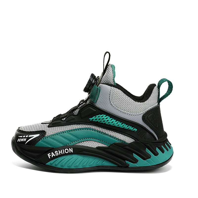 Высокие детские кроссовки для повседневной жизни FCMM, черный/зеленый
Высокие детские кроссовки для повседневной жизни FCMM, черный/зеленый