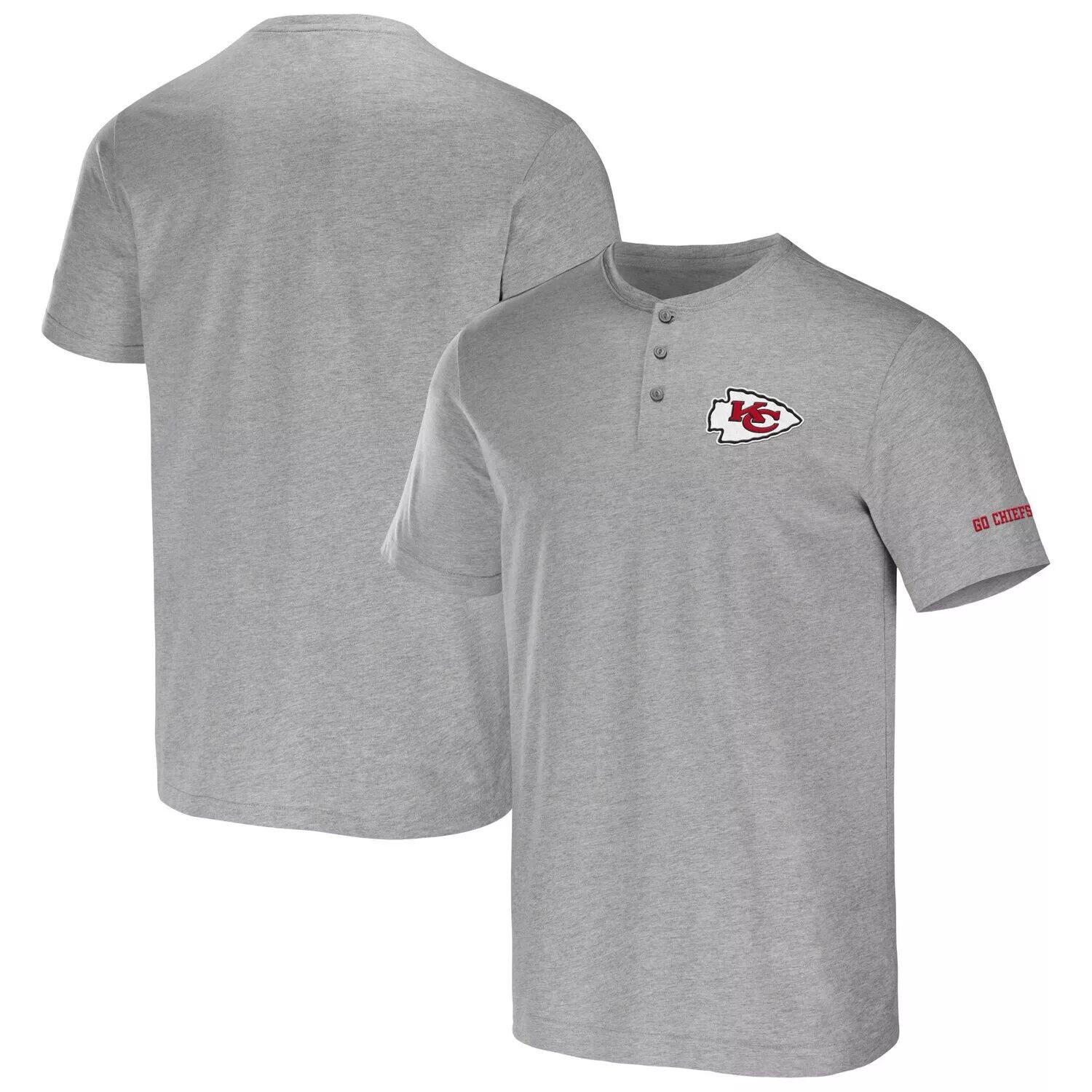 Мужская футболка из коллекции NFL x Darius Rucker от Fanatics Heather Grey Kansas City Chiefs Henley 
Мужская футболка из коллекции NFL x Darius Rucker от Fanatics Heather Grey Kansas City Chiefs Henley