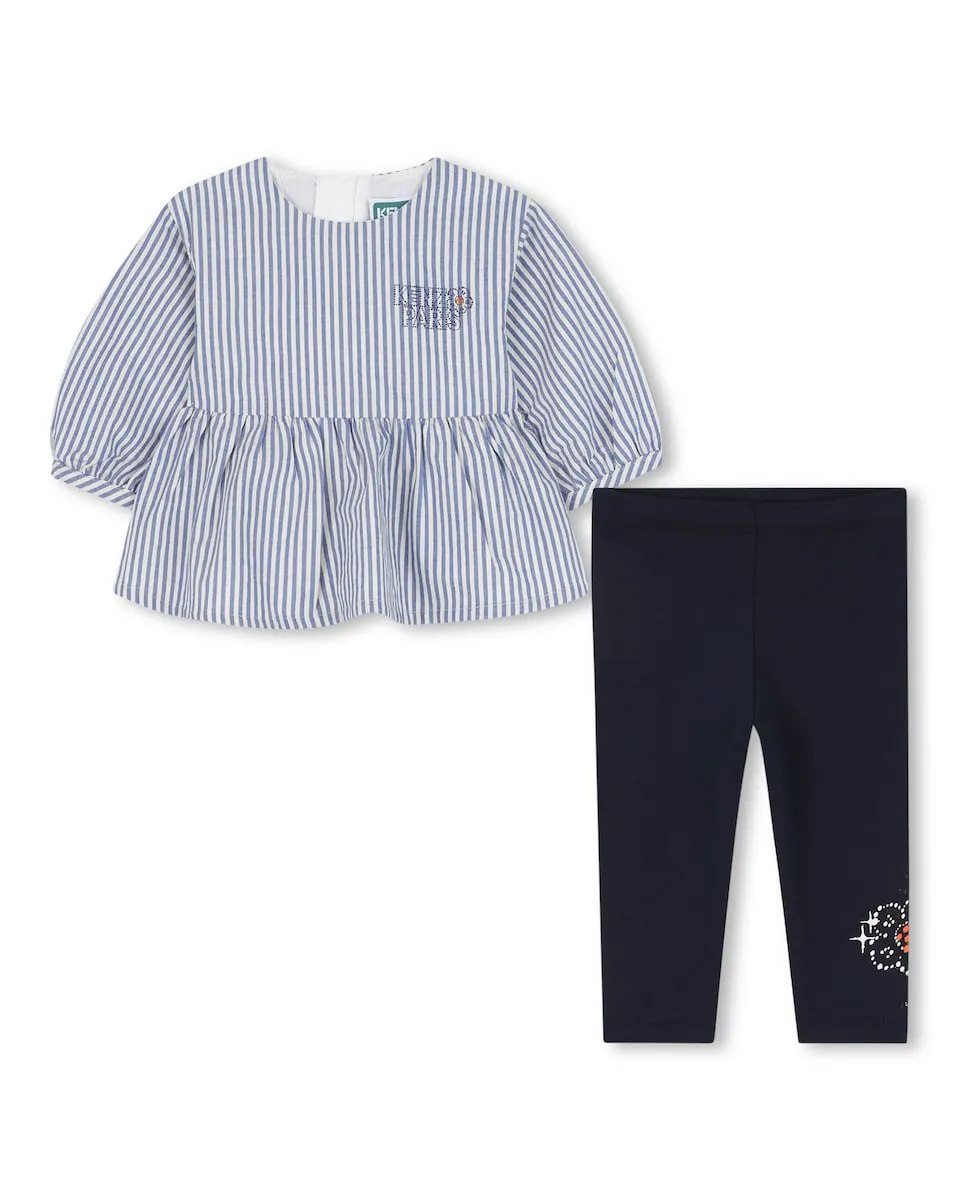 Набор для новорожденного голубого цвета из хлопка Kenzo Kids
Набор для новорожденного голубого цвета из хлопка Kenzo Kids