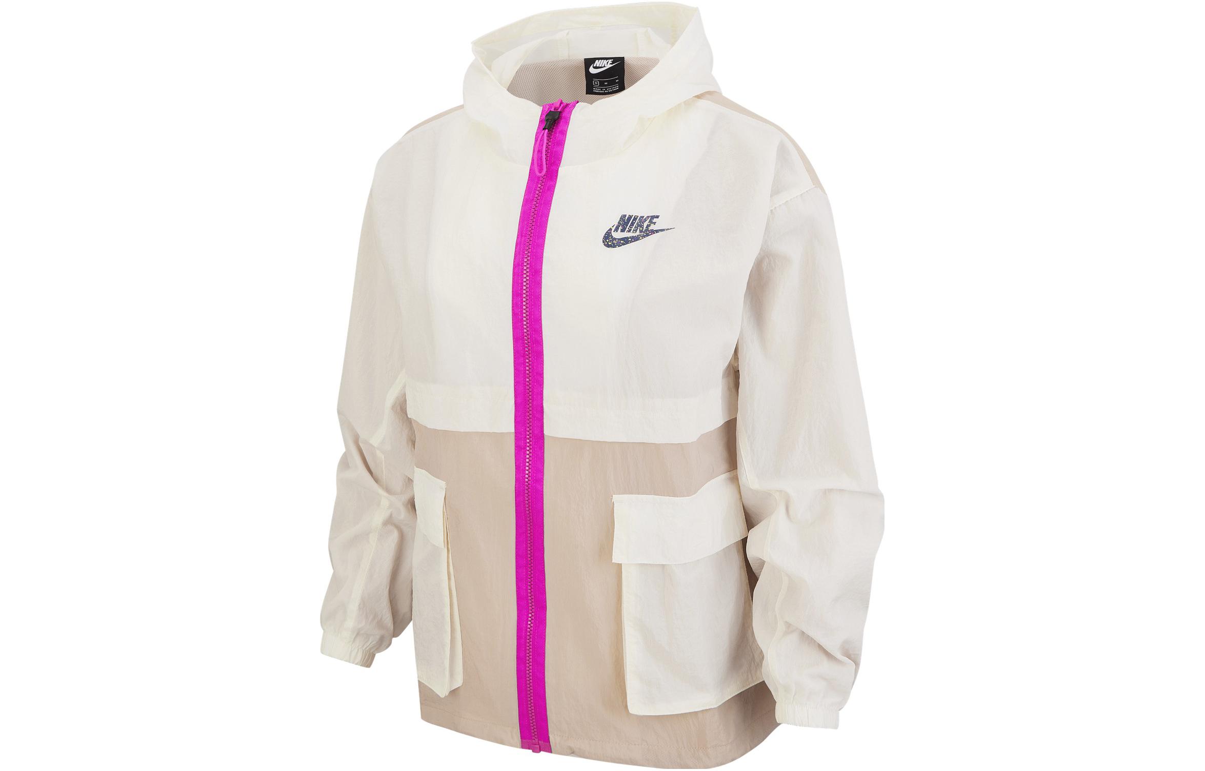 Nike Спортивная куртка женская светло-бежевая с блестками и розовым пламенем, Light Ivory White/Glitter/Flame Pink
Nike Спортивная куртка женская светло-бежевая с блестками и розовым пламенем, Light Ivory White/Glitter/Flame Pink