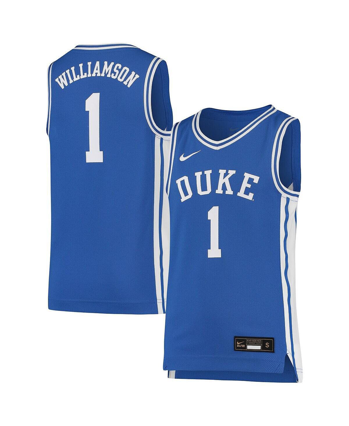 Реплика баскетбольной майки Big Boys Зайона Уильямсона Royal Duke Blue Devils Nike
Реплика баскетбольной майки Big Boys Зайона Уильямсона Royal Duke Blue Devils Nike