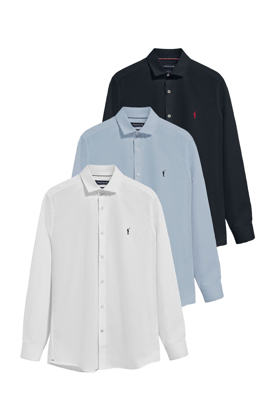 Рубашка на пуговицах классического кроя Polo Club, разноцветный 
Рубашка на пуговицах классического кроя Polo Club, разноцветный