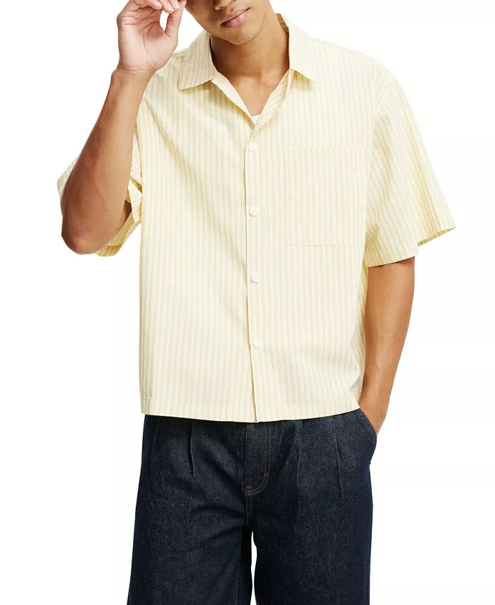 Мужская рубашка Ventura с коротким рукавом Cotton On, желтый
Мужская рубашка Ventura с коротким рукавом Cotton On, желтый