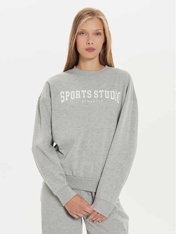 Толстовка обычного кроя Athlecia, серый 
Толстовка обычного кроя Athlecia, серый