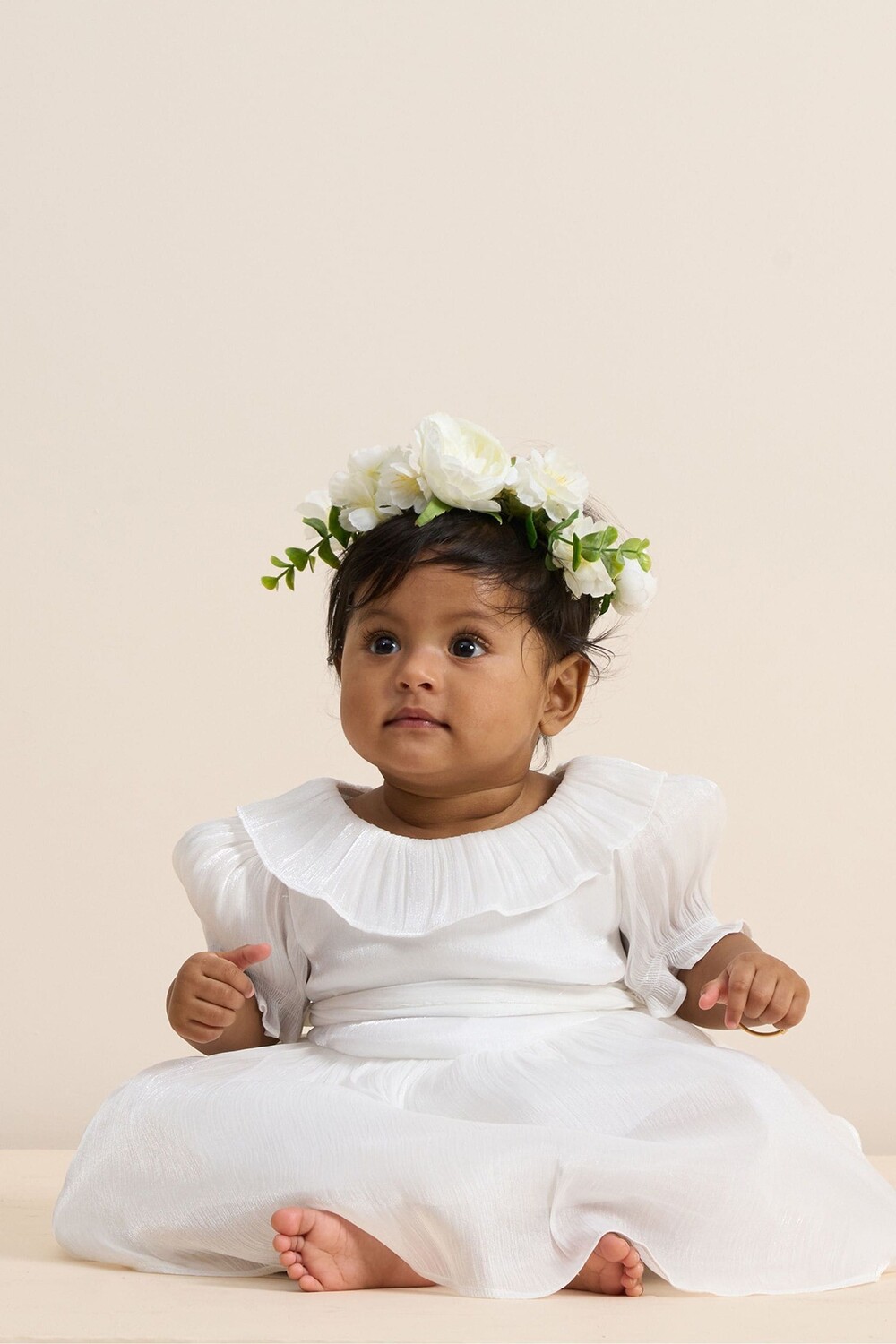 Платье Grace с оборочным воротником и поясом Angel & Rocket, бежевый
Платье Grace с оборочным воротником и поясом Angel & Rocket, бежевый