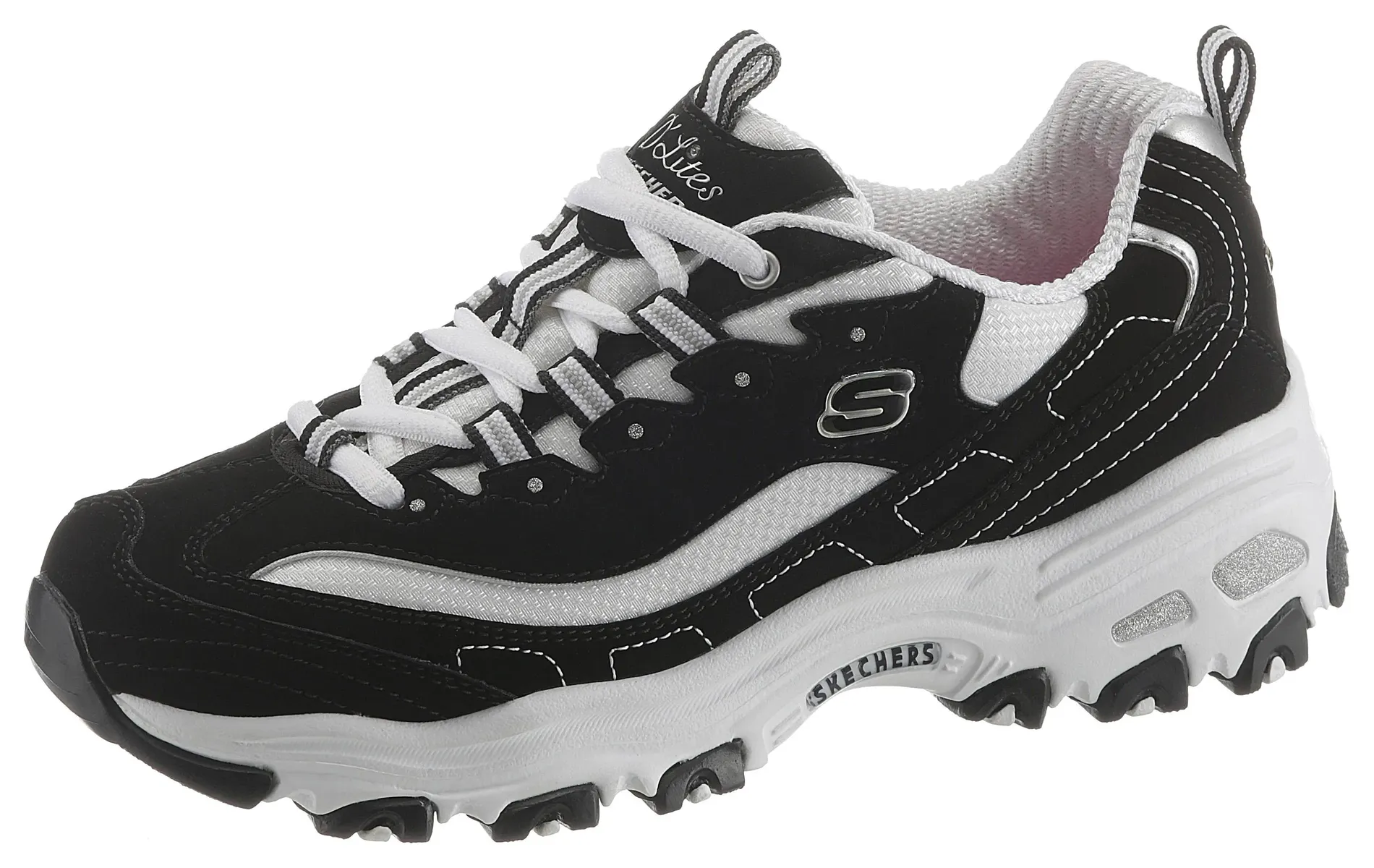 Кроссовки Skechers "D'Lites - Biggest Fan", модный массивный стиль, повседневная обувь, полуботинки, туфли на шнуровке, черно-белый
Кроссовки Skechers "D'Lites - Biggest Fan", модный массивный стиль, повседневная обувь, полуботинки, туфли на шнуровке, черно-белый