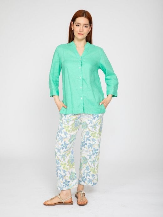 Льняная блузка Vicci Germany, зеленый
Льняная блузка Vicci Germany, зеленый