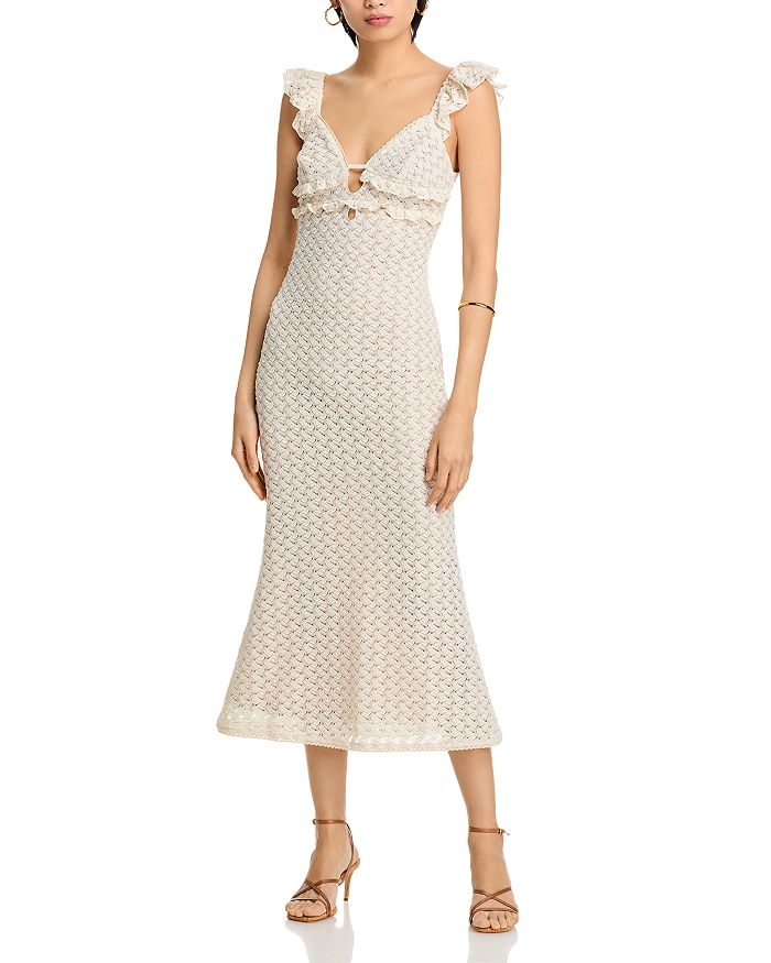 Вязаное миди-платье - эксклюзив AQUA, коричневый/бежевый
Вязаное миди-платье - эксклюзив AQUA, коричневый/бежевый