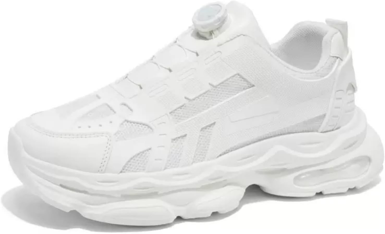 Кроссовки MACEFIL Fashion с массивной подошвой для мужчин и женщин, с воздушной подушкой, дышащей сеткой, повседневные стильные обувь для прогулок, белый
Кроссовки MACEFIL Fashion с массивной подошвой для мужчин и женщин, с воздушной подушкой, дышащей сеткой, повседневные стильные обувь для прогулок, белый