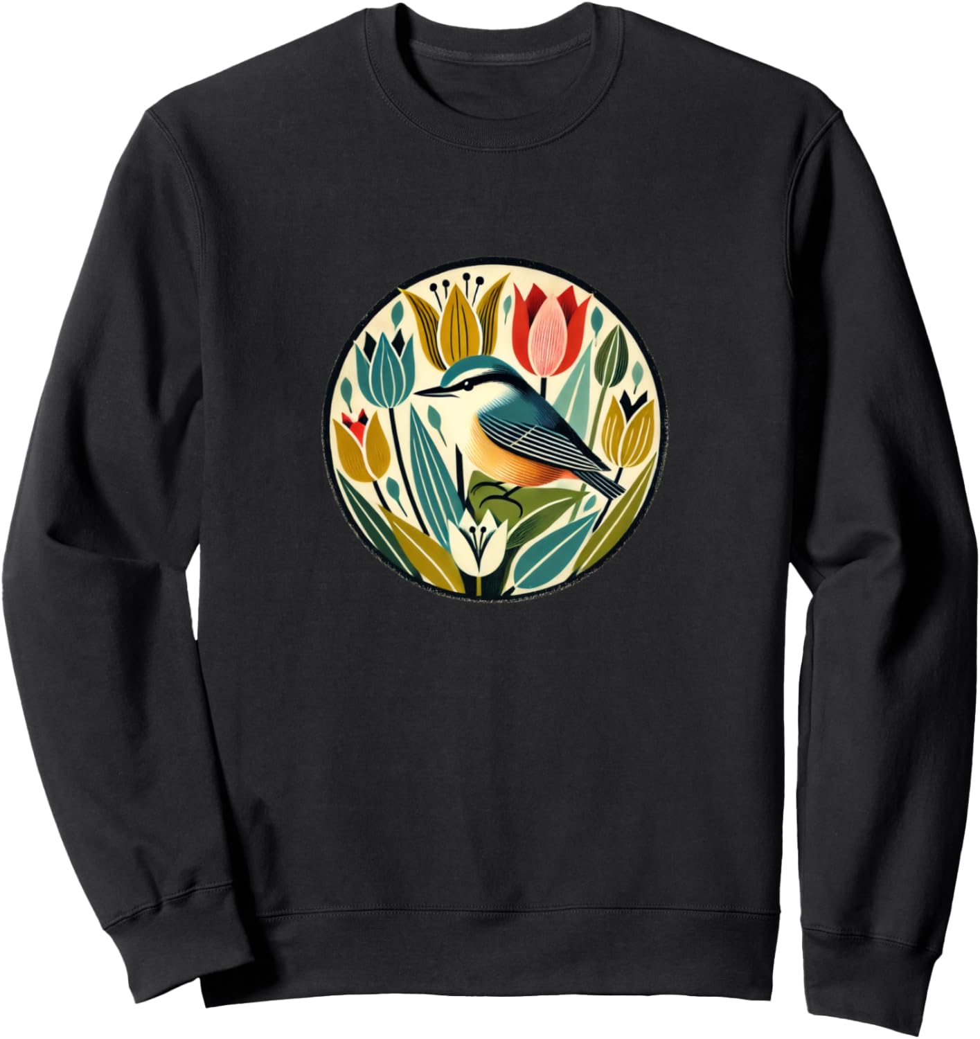 Изображение поползня. Толстовка с рисунком птицы поползня Birds Lovers Snugg, черный
Изображение поползня. Толстовка с рисунком птицы поползня Birds Lovers Snugg, черный