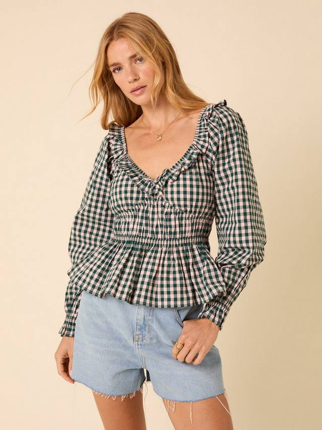 Топ Taggie в клетку Nobody's Child, Green/Pink
Топ Taggie в клетку Nobody's Child, Green/Pink