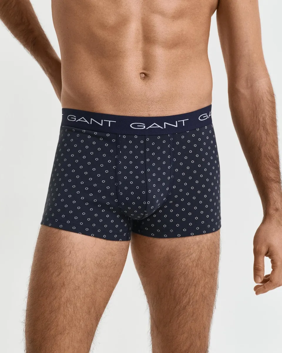 Упаковка из трех трикотажных трусов-боксеров с микропринтом и короткими штанинами Gant, синий
Упаковка из трех трикотажных трусов-боксеров с микропринтом и короткими штанинами Gant, синий
