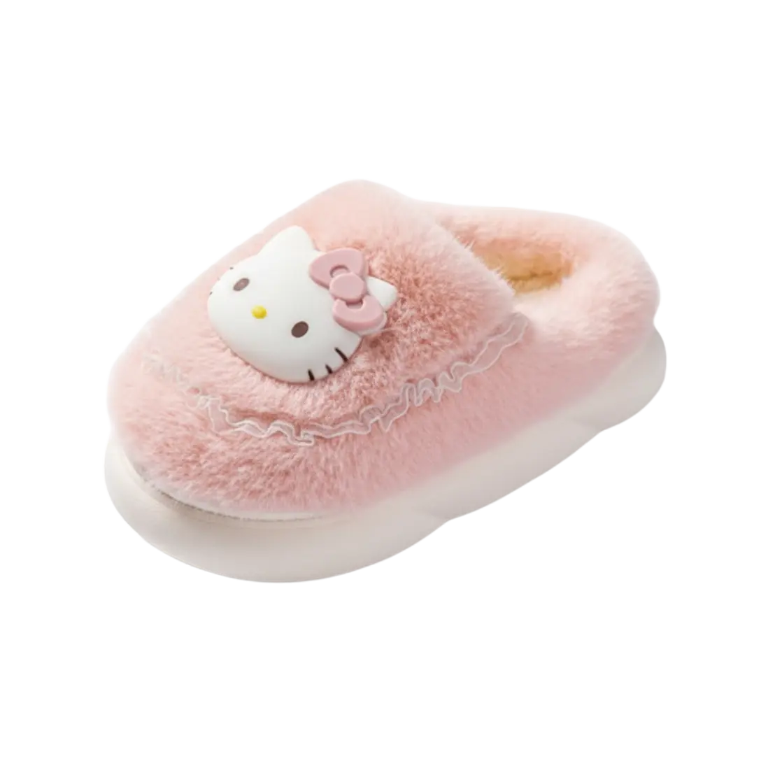 Детские противоскользящие домашние тапочки Sanrio, розовый
Детские противоскользящие домашние тапочки Sanrio, розовый