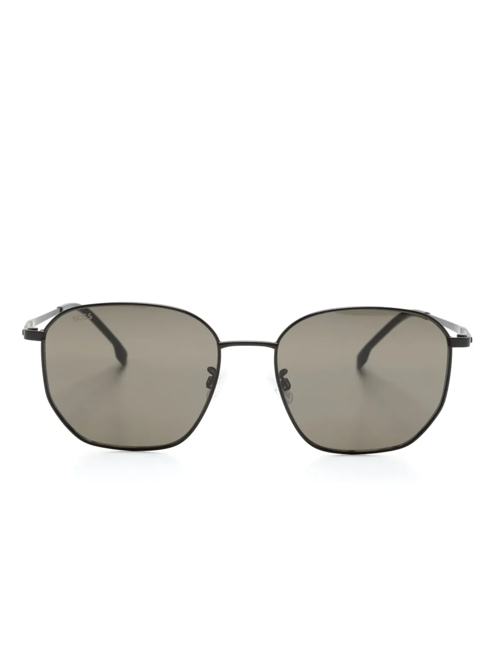 Солнцезащитные очки в геометричной оправе BOSS, черный
Солнцезащитные очки в геометричной оправе BOSS, черный