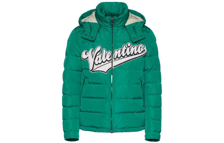 Пуховая куртка на молнии с длинными рукавами Valentino, зеленый
Пуховая куртка на молнии с длинными рукавами Valentino, зеленый