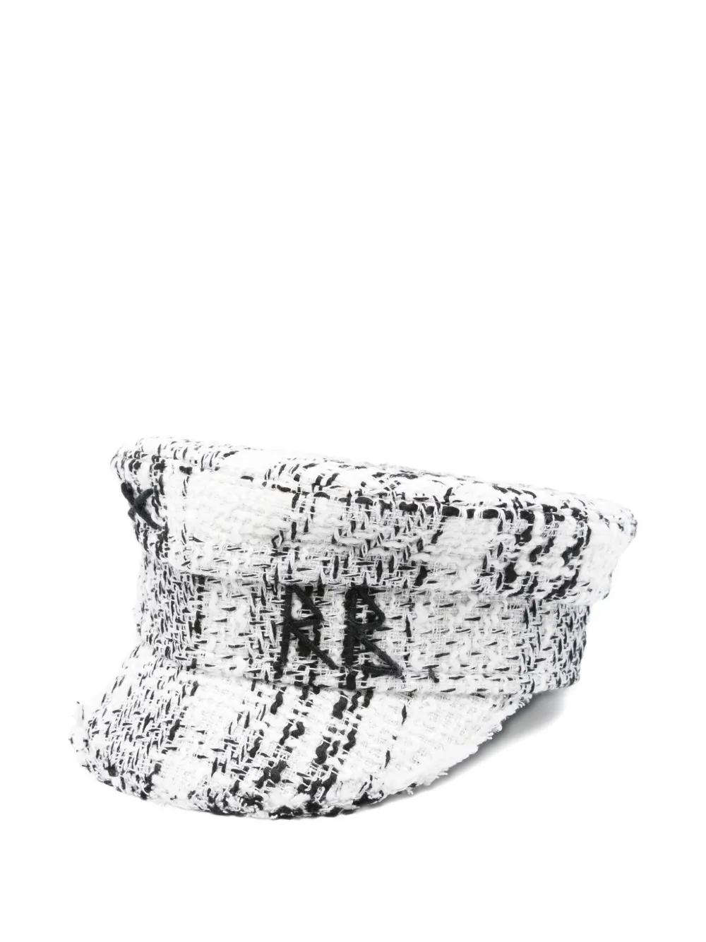 Твидовый берет в клетку Ruslan Baginskiy, черный
Твидовый берет в клетку Ruslan Baginskiy, черный