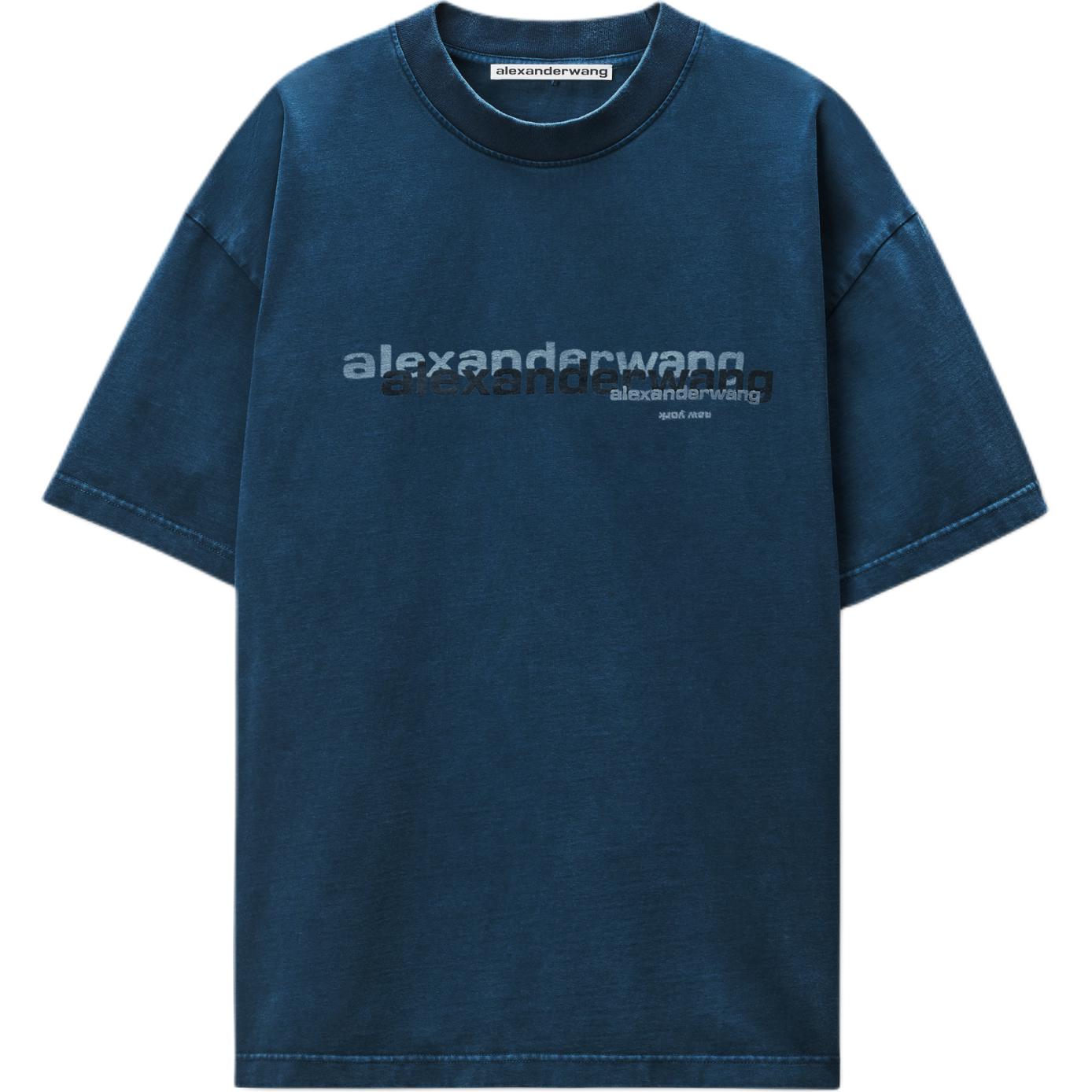 Футболка с принтом логотипа Alexander Wang, синий
Футболка с принтом логотипа Alexander Wang, синий