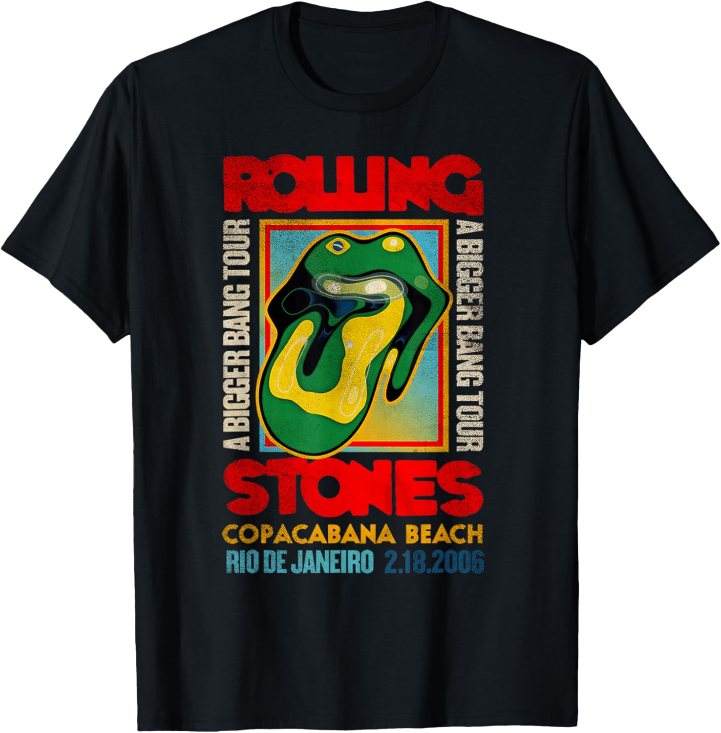 Официальная футболка Rolling Stones A Bigger Bang Copacabana Tour, черная The Rolling Stones
Официальная футболка Rolling Stones A Bigger Bang Copacabana Tour, черная The Rolling Stones
