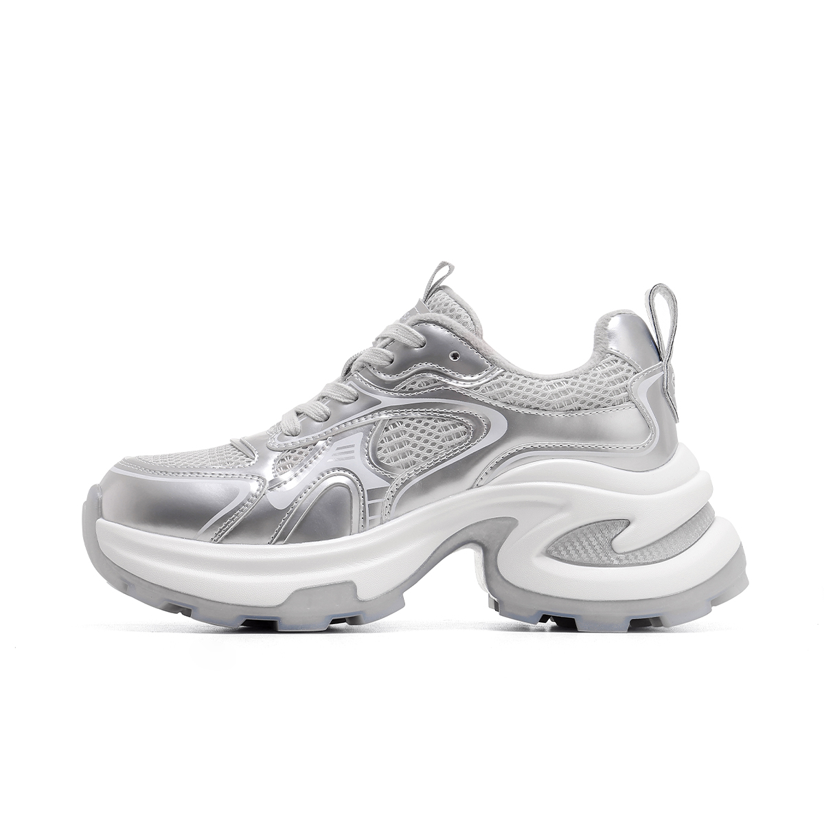 Массивные кроссовки унисекс мид-топ/белый ST&SAT, серый
Массивные кроссовки унисекс мид-топ/белый ST&SAT, серый