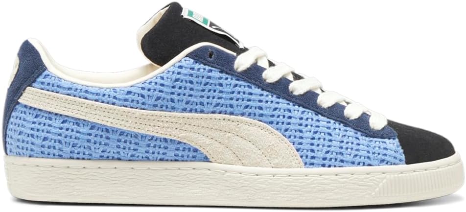 Мужские замшевые кроссовки PUMA с плетеными шнурками - синие
Мужские замшевые кроссовки PUMA с плетеными шнурками - синие