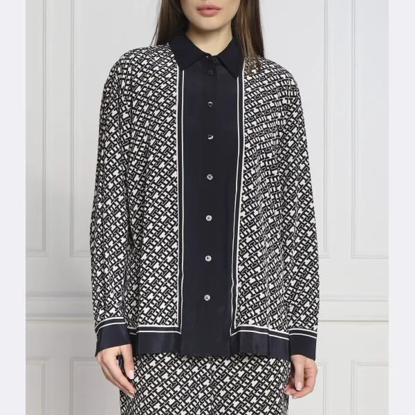 Рубашка свободного кроя с монограммой Tommy Hilfiger, синий
Рубашка свободного кроя с монограммой Tommy Hilfiger, синий