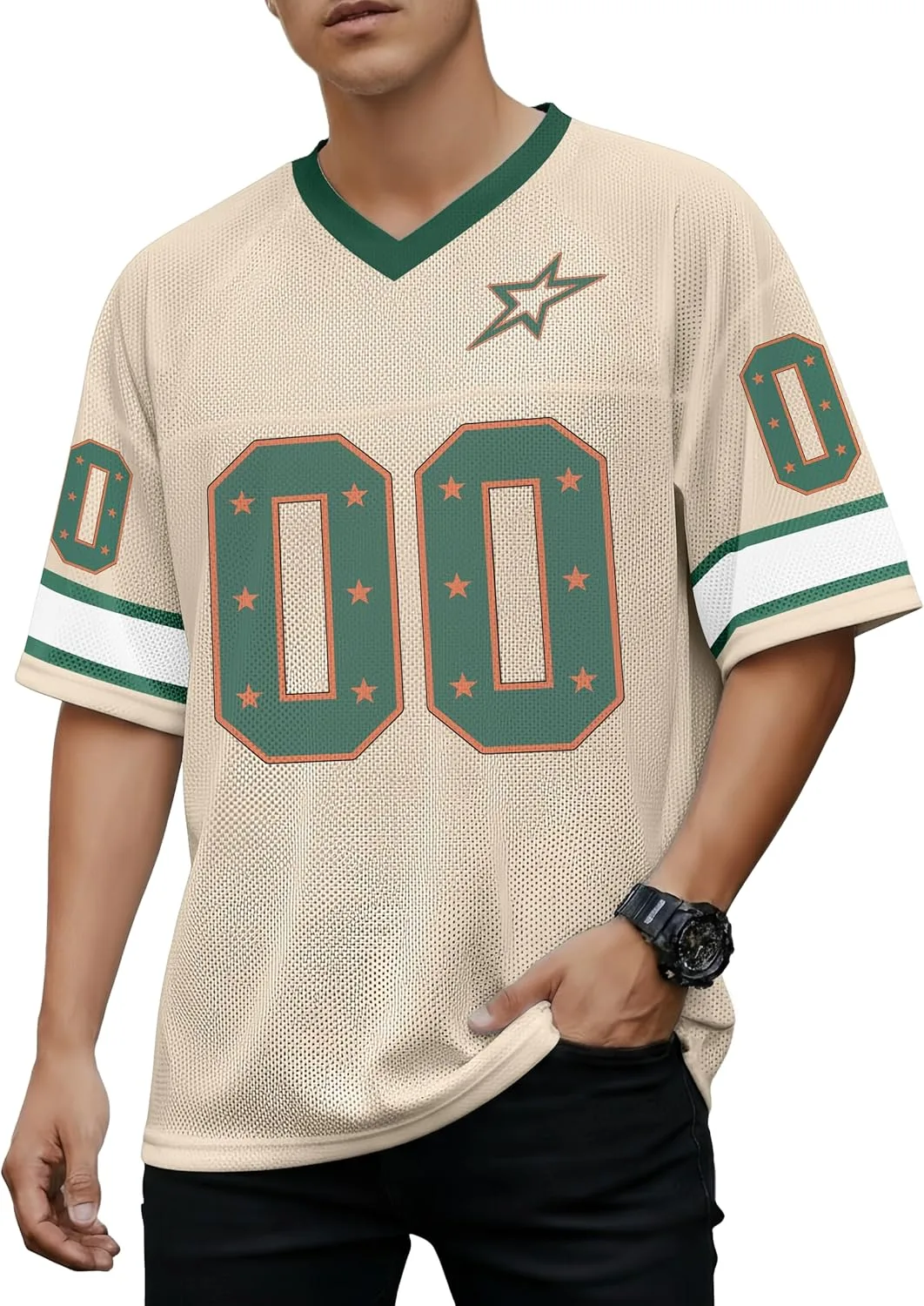 Футболка мужская oversized с принтом и V-образным вырезом Eatbook
Футболка мужская oversized с принтом и V-образным вырезом Eatbook