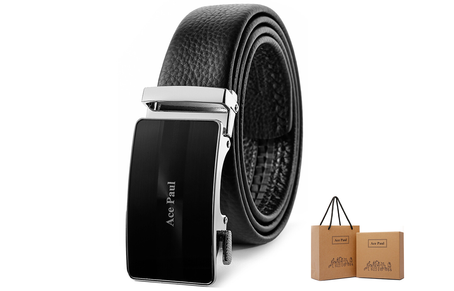 Мужской кожаный ремень Ace Paul, Серебряная пряжка + легкое полотняное переплетение 110см.
Мужской кожаный ремень Ace Paul, Серебряная пряжка + легкое полотняное переплетение 110см.