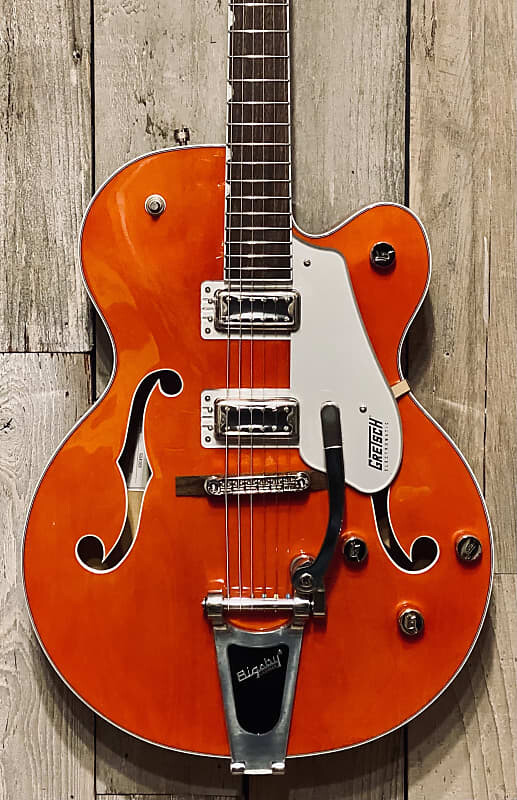 Электрогитара Gretsch G5420T Electromatic Hollowbody, Orange Stain, Amazing Hollowbody Support Indie Music Shops !
Электрогитара Gretsch G5420T Electromatic Hollowbody, Orange Stain, Amazing Hollowbody Support Indie Music Shops !