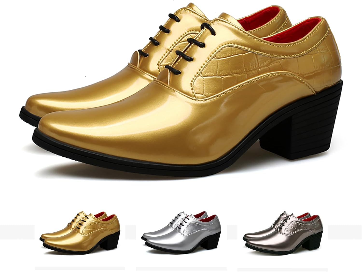 Мужские туфли GLBDU с каменным узором, блестящей кожей, массивным каблуком, оксфорды, модные классические с заостренным носком, шнуровкой, с высоким каблуком, дерби, деловые, свадебные и туфли, золотой
Мужские туфли GLBDU с каменным узором, блестящей кожей, массивным каблуком, оксфорды, модные классические с заостренным носком, шнуровкой, с высоким каблуком, дерби, деловые, свадебные и туфли, золотой