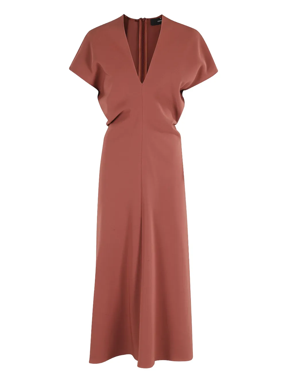 Платье миди с V-образным вырезом Federica Tosi, красный
Платье миди с V-образным вырезом Federica Tosi, красный