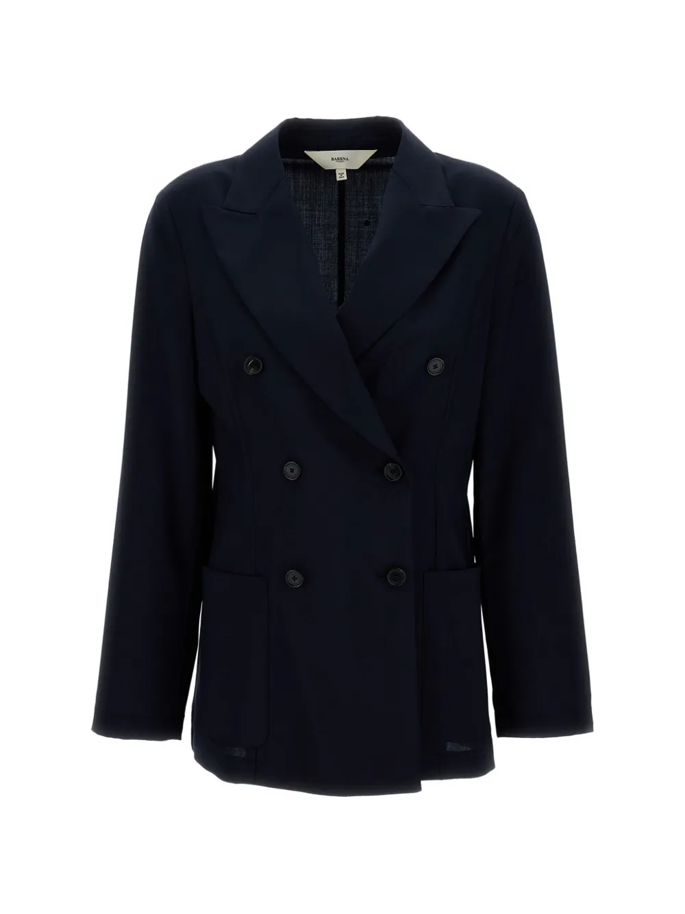 Двубортный пиджак с накладными карманами Barena, синий
Двубортный пиджак с накладными карманами Barena, синий