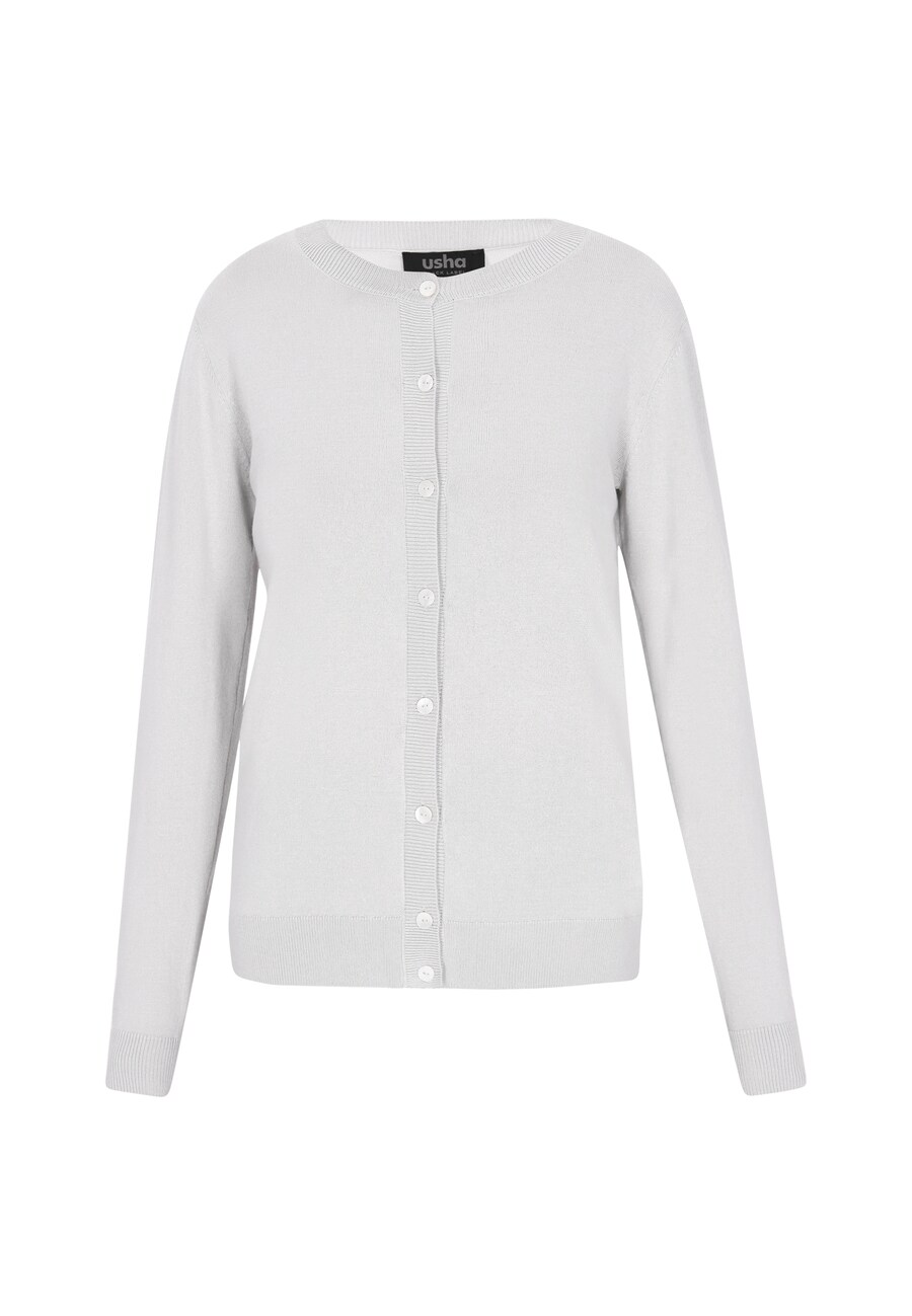 Вязаный кардиган usha BLACK LABEL, светло-серый
Вязаный кардиган usha BLACK LABEL, светло-серый
